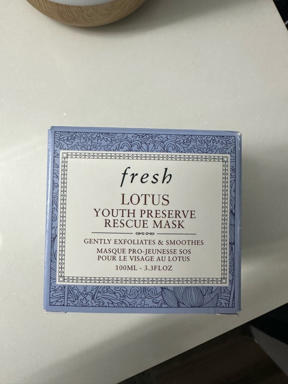 fresh Lotus Youth Preserve Rescue mask